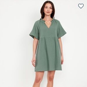 Old Navy Dried Herb Color Mini Dress